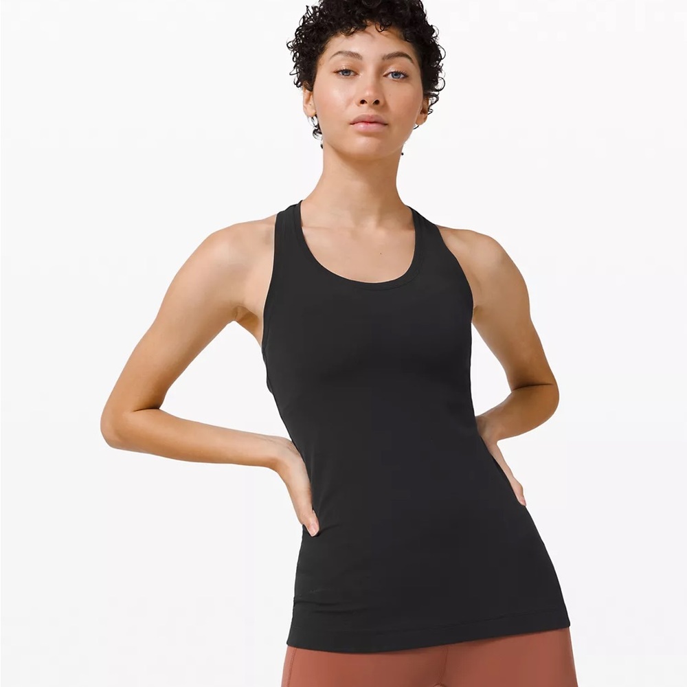 Black Lululemon Cool Racerback Tank Top size US6